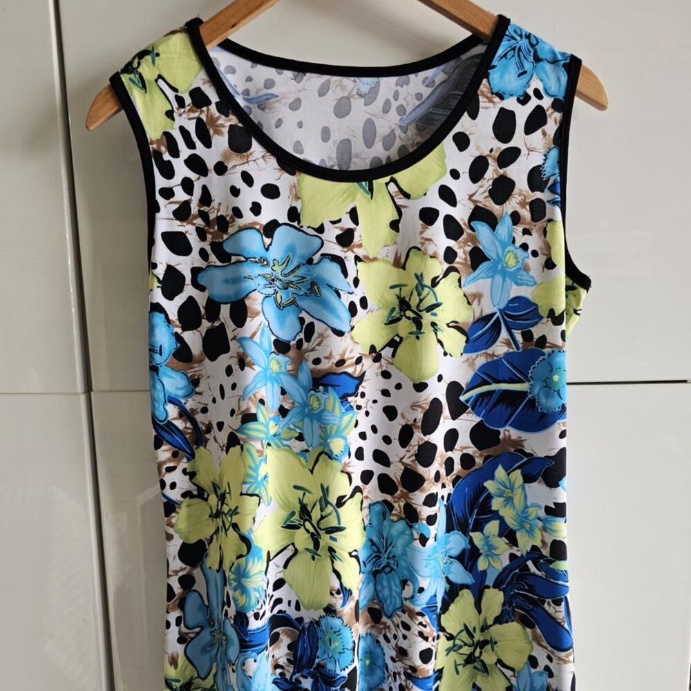 Breezy Aqua Turquoise Breezy Summer Tank